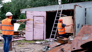 Демонтаж гаражей в Донецке, цена от 1789 руб. – услуги под ключ от 2Землекопа-Днк