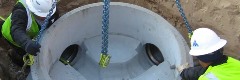 Канализационный колодец в Донецке
